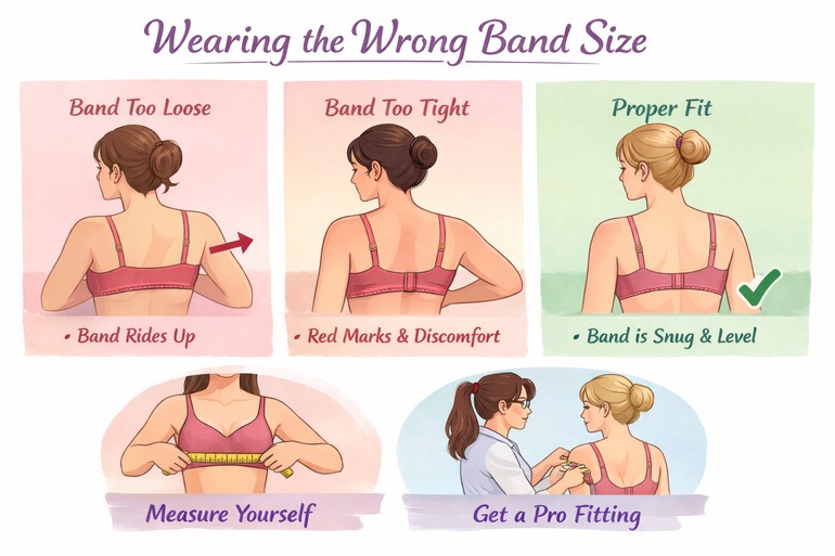 Wrong band sizes and solutions