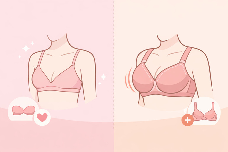 Small vs Large Bust Support Needs