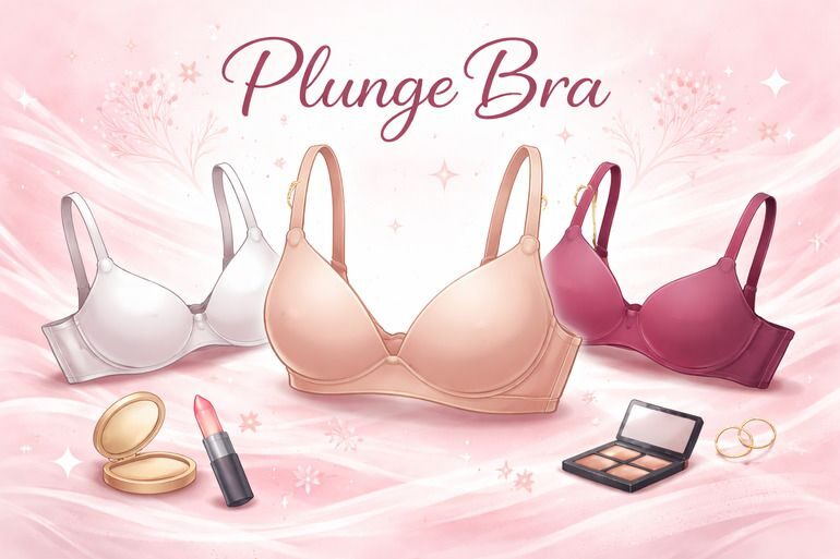 Plunge bra
