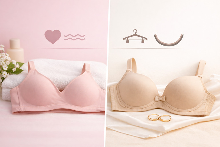 wireless vs underwire bras