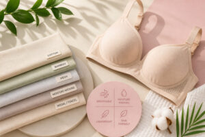 Breathable bra fabric for a hot summer