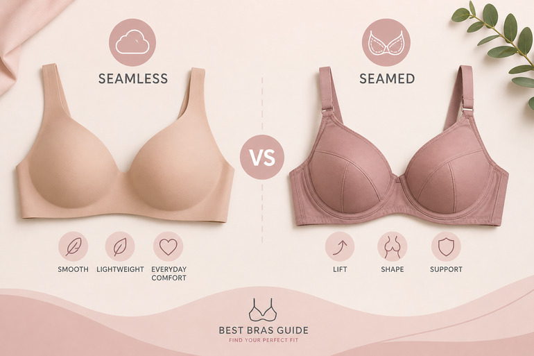 Seamless vs seamed bra