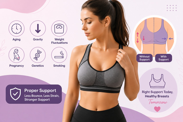 What Causes Breast Sagging?