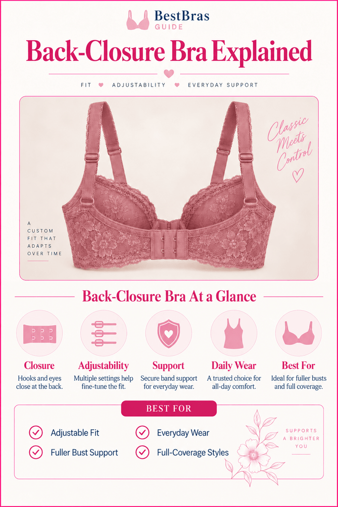 Back-closure bra example (AI-generated)