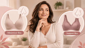 Minimizer Bra vs. Support Bra